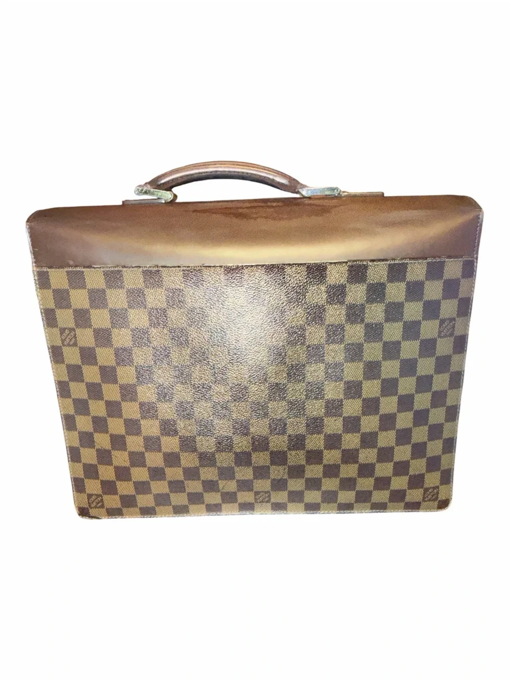 Louis Vuitton Vintage Damier Ebene Altona GM Briefcase Bag